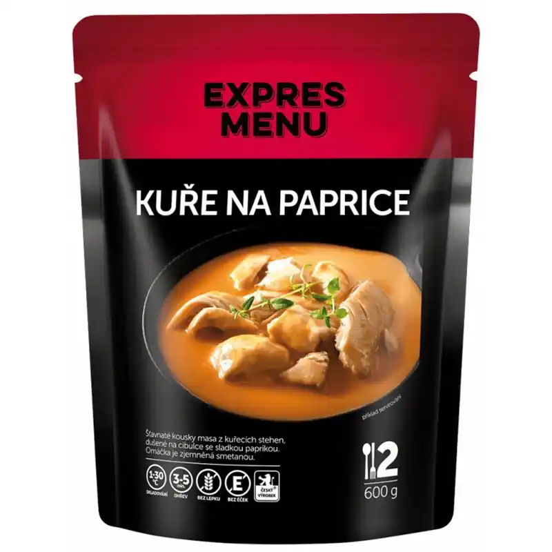 EXPRES MENU - Kuře na paprice - 2 porce (600g) Odeslání Ihned