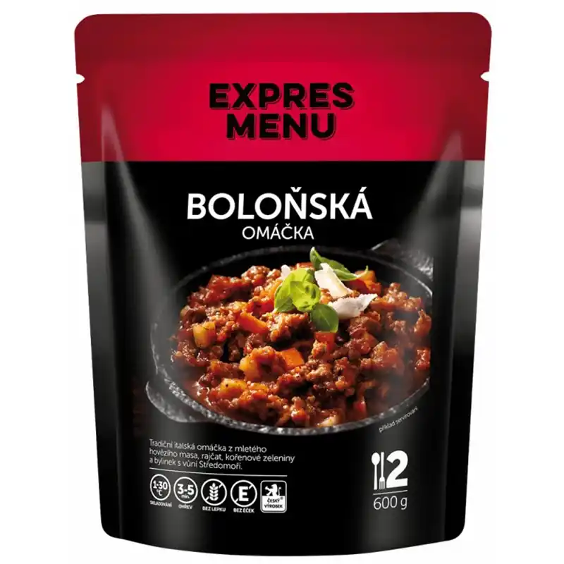 Levný EXPRES MENU - Boloňská omáčka - 2 porce (600g)