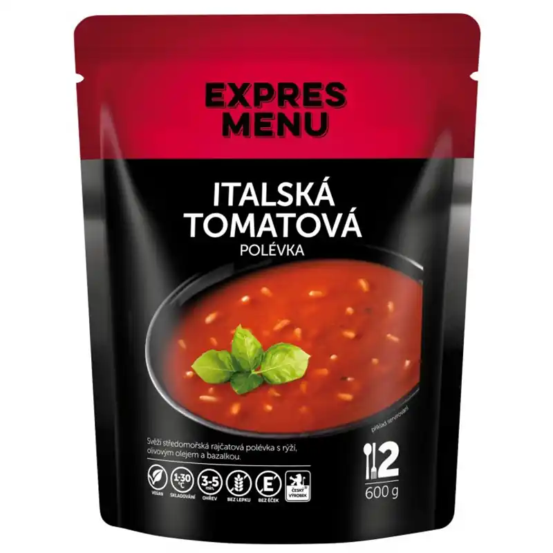 Značkový EXPRES MENU - Polévka Italská tomatová - 2 porce (600g)