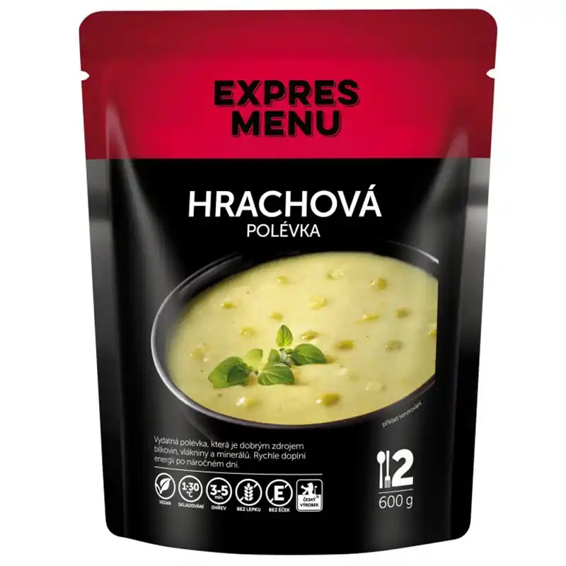 EXPRES MENU - Polévka Hrachová - 2 porce (600g) Cenový Hit
