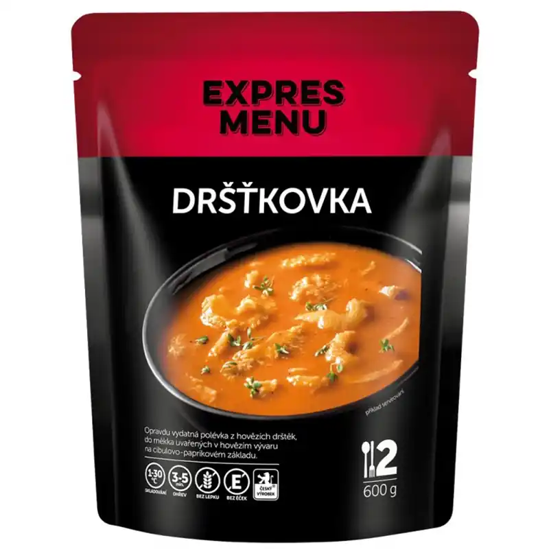 EXPRES MENU - Polévka Dršťková - 2 porce (600g) Rychlé Dodání