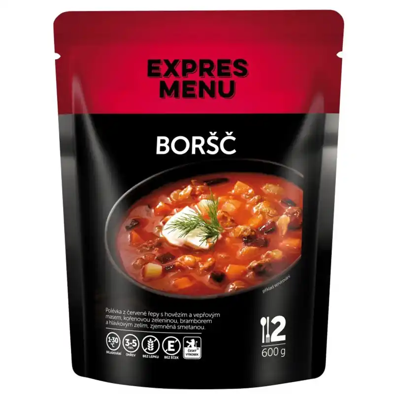 EXPRES MENU - Polévka Boršč - 2 porce (600g) Nakupujte Hned
