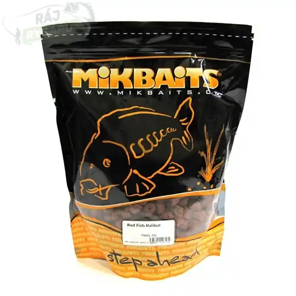 Nízká Cena MIKBAITS - Vnadící Pelety Red Fish Halibut 1kg