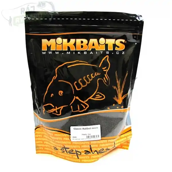 Dokud Zásoby Vydrží MIKBAITS - Pelety Classic Halibut 1kg