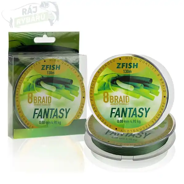 Bezpečná Platba ZFISH - Šňůra Fantasy 8-Braid 130m