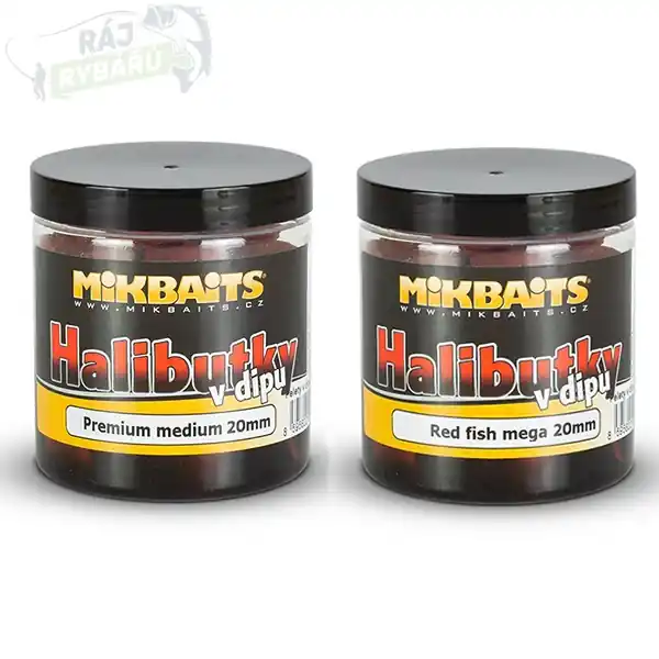 MIKBAITS - Halibutky v dipu 20mm 250ml Cenová Bomba