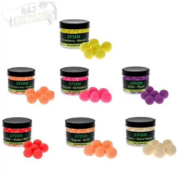 Poslední Šance ZFISH - Plovoucí Boilies Pop Up 16mm 60g
