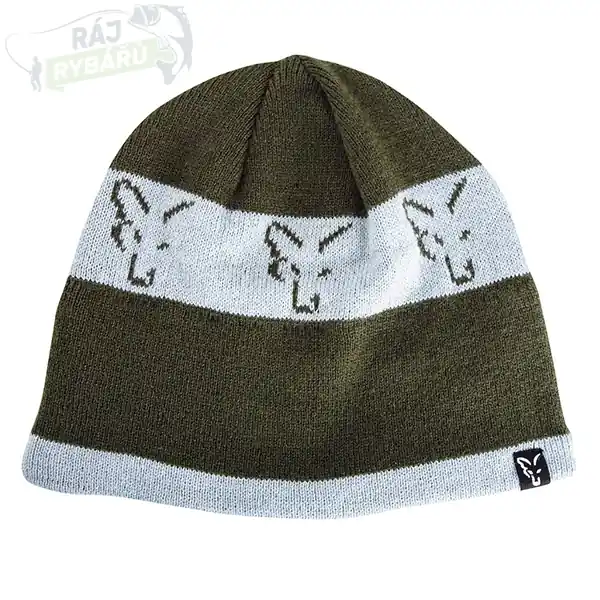 FOX - Čepice Green Silver Beanie Zlevněný