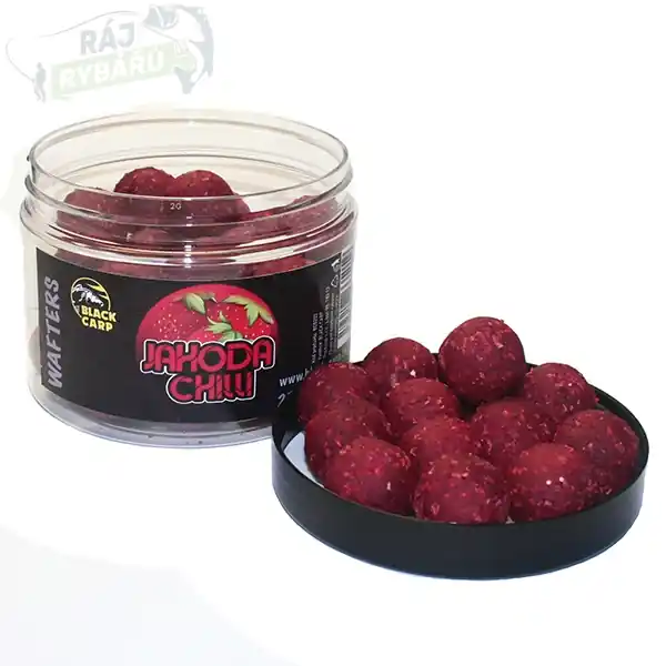 BLACK CARP - Neutrálně vyvážené boilies Wafters 250g 24mm Zlevněný