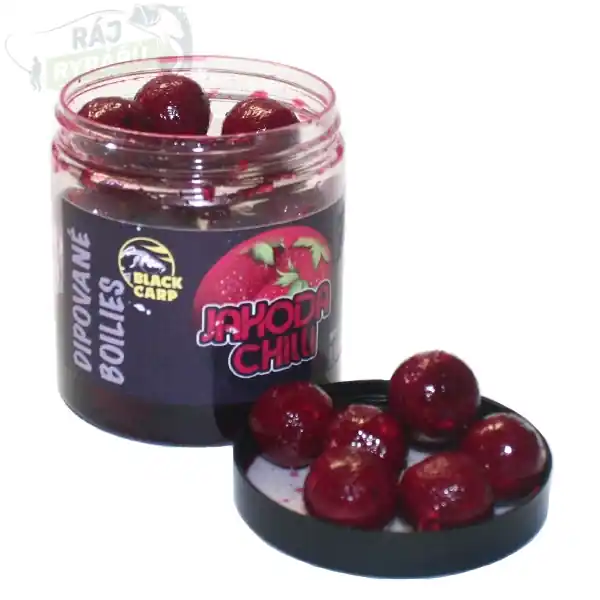 Vysoce Kvalitní BLACK CARP - Dipované boilies 150g 20mm