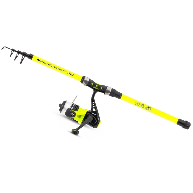 Cenově Výhodný SAENGER - Rybářsky prut s navijákem Newcomer II 1,95m Tele 10-30g