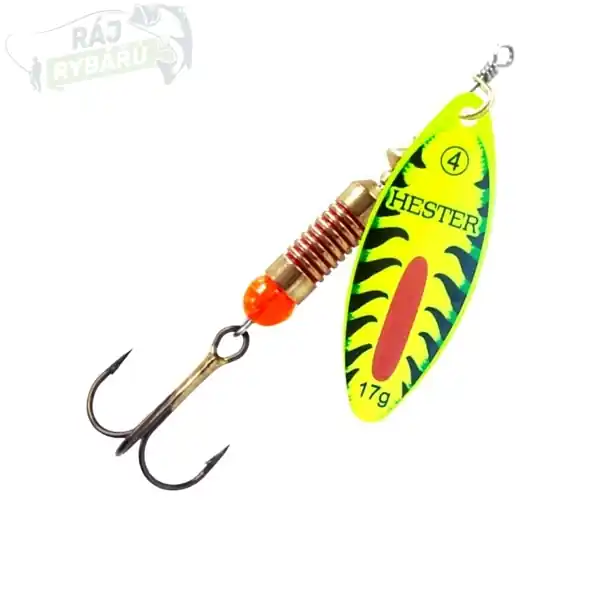 HESTER FISHING - Rotační třpytka Willow Neon Green Tovární Cena