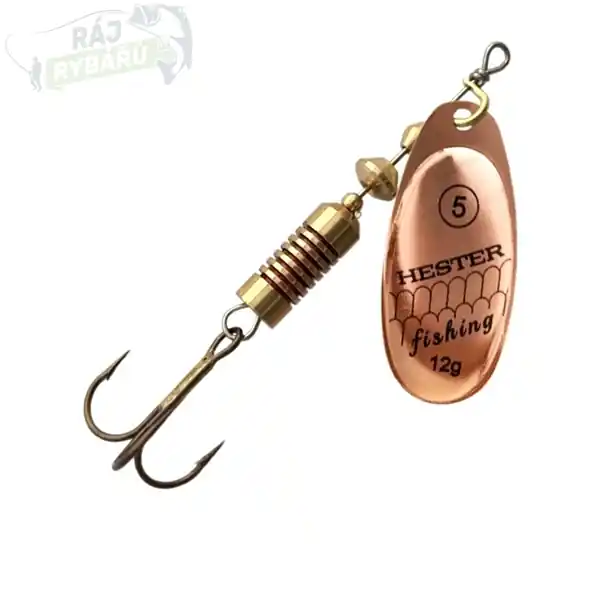 Autentický HESTER FISHING - Rotační třpytka Ospray Cooper