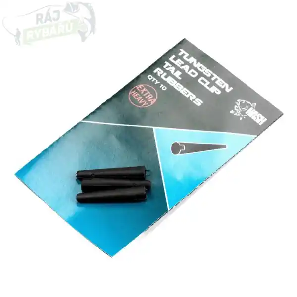 Vrácení Zdarma NASH - Převlek na závěsku Tungsten Lead Clip Tail Rubbers 10ks