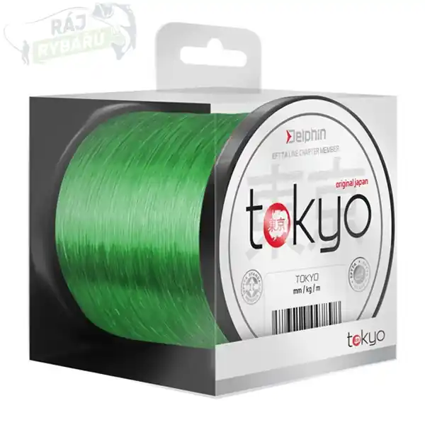 DELPHIN - Monofil Tokyo fluo zelený 600m Značkový