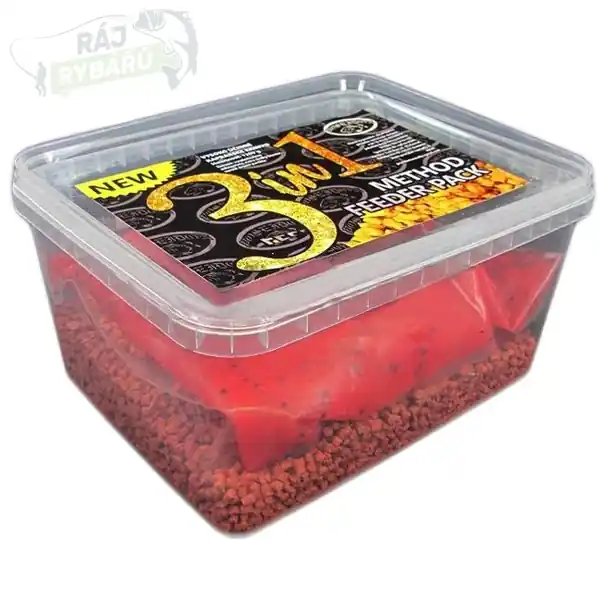 Finální Výprodej POSEIDON BAITS - Method Feeder Pack 3in1 1200g