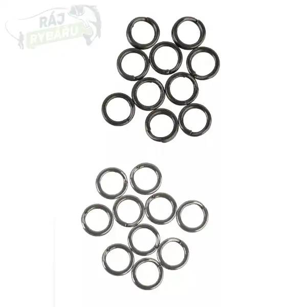 SAVAGE GEAR - Kroužky Stainless Spiltrings 20ks Nová Kolekce