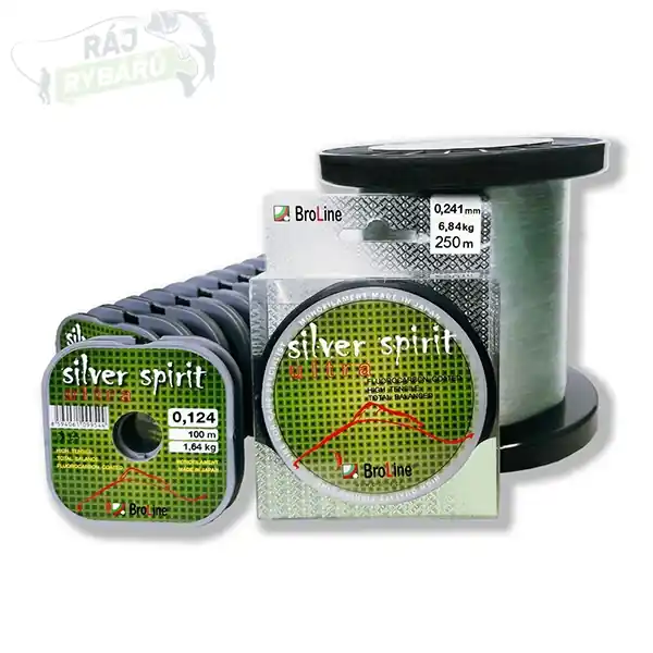 Vysoce Kvalitní BROLINE - Vlasec SILVER SPIRIT ultra 250m