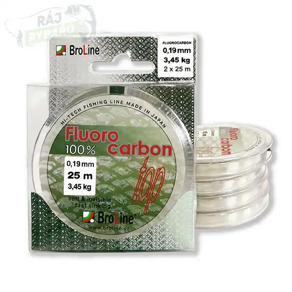 BROLINE - Potápivý vlasec 100% Fluorocarbon Ověřený