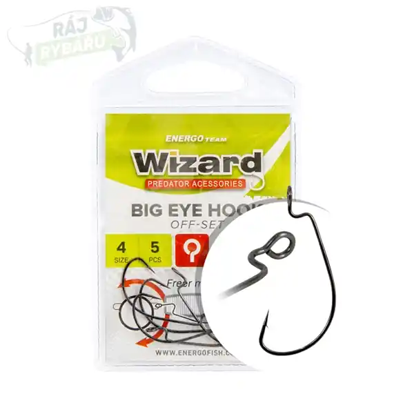 Hit Sezóny WIZARD - Háček Big Eye Hook OFF-SET