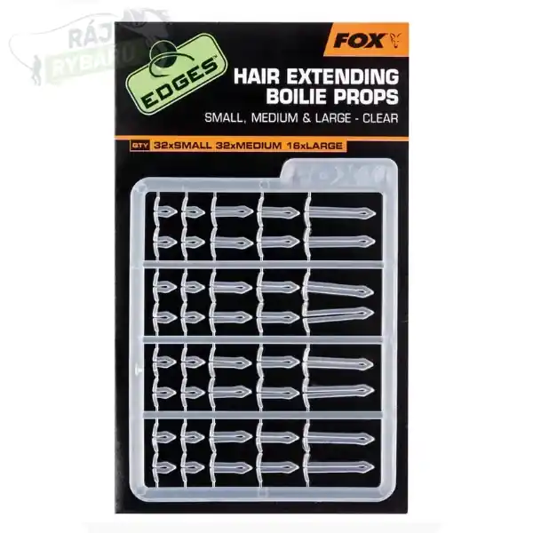 FOX - Prodlužovací zarážky Edges Hair Extending Boilie Props Levný