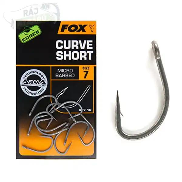 FOX - Háčky Edges Curve Short Hooks 10ks Aktuální