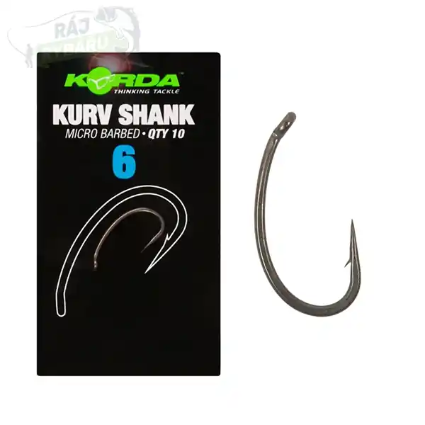KORDA - Háčky Kurv Shank Micro Barbed 10ks Výprodej