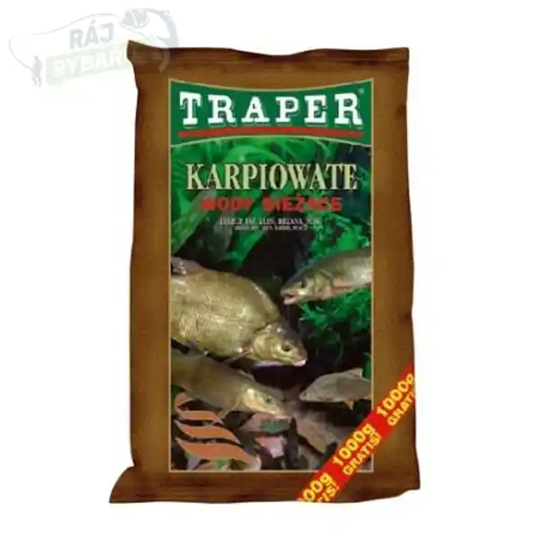 Dokud Zásoby Vydrží TRAPER - Krmítková směs Kapr Řeka 5kg