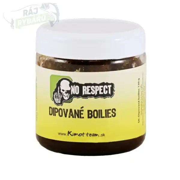 Originální NO RESPECT - Dipované boilies Sweet Gold 150g 20mm