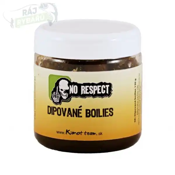 NO RESPECT - Dipované boilies Speedy 150g 20mm Výprodej