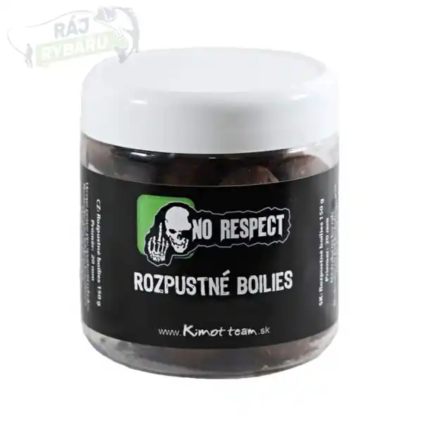 Cenově Výhodný NO RESPECT - Rozpustné boilie 20mm 120g