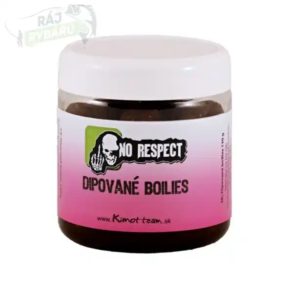NO RESPECT - Dipované boilies Pikant 150g 24mm Expresní Doručení