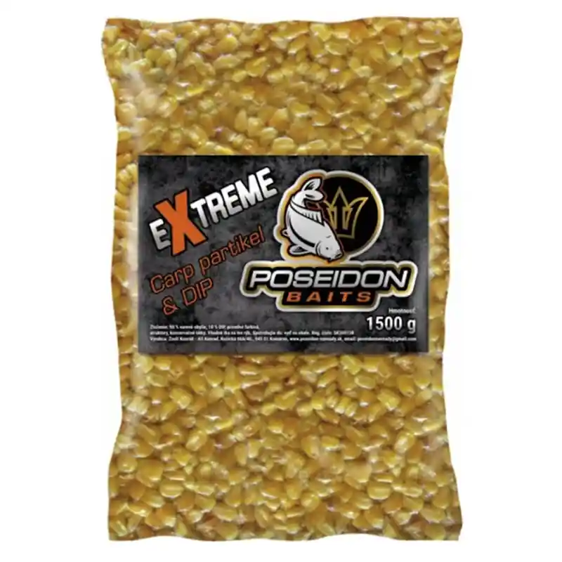POSEIDON BAITS - Vařená kukuřice v dipu 3kg Omezená Nabídka
