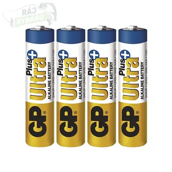 GP BATTERIES - Alkalická baterie GP Ultra Plus LR03 (AAA) 4ks Akce