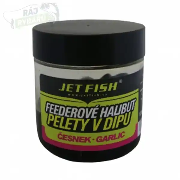JET FISH - Feederové halibut pelety v dipu 120g 12mm Výhodná Nabídka