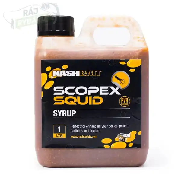 Nová Kolekce NASH - Scopex Squid Syrup 1L