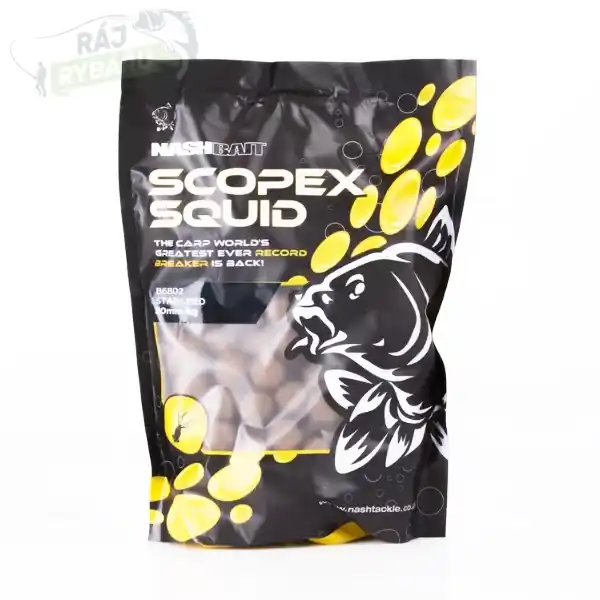 Víkendová Akce NASH - Boilie Scopex Squid Boilies Stabilised