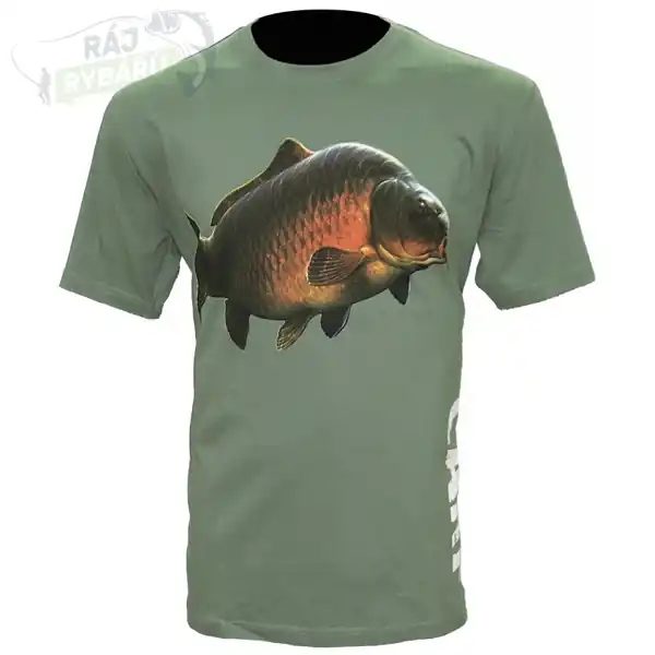 ZFISH - Tričko Carp T-Shirt Olive Green Akční Nabídka
