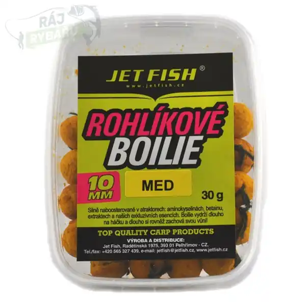 Nejlepší Cena JET FISH - Rohlíkové boilie 30g 10mm