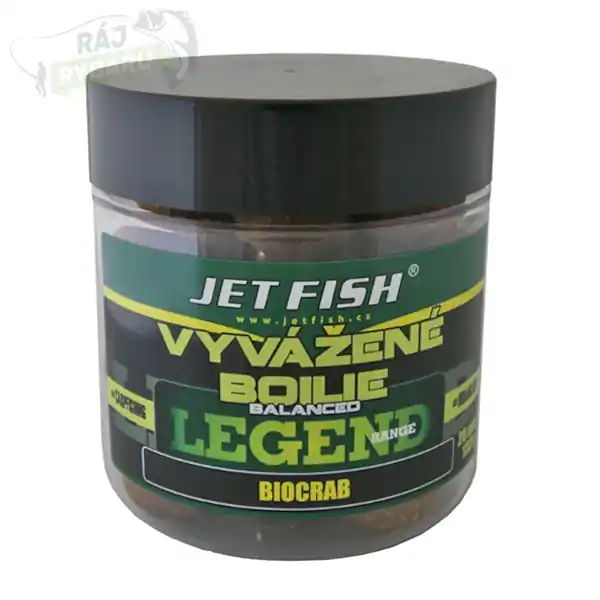 JET FISH - Vyvážené boilie Legend Range 130g 20mm Víkendová Akce