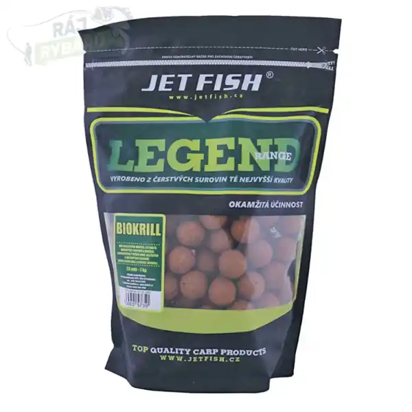 JET FISH - Boilie Legend Range 1kg 24mm Značkový