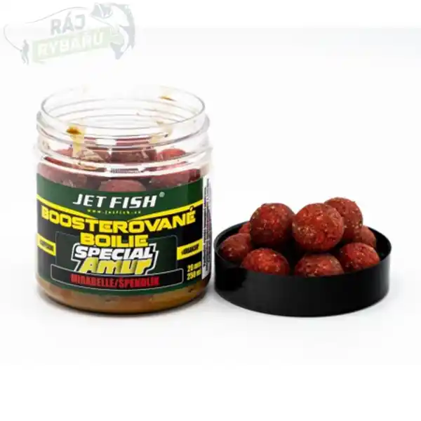 JET FISH - Boosterované boilie Special Amur 120g 20mm Hit Sezóny