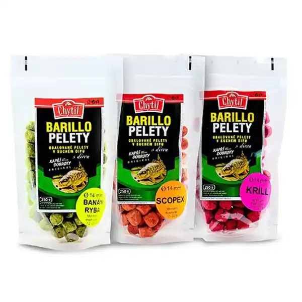 Sleva CHYTIL - Barillo Pelety s dírou 14mm 250g