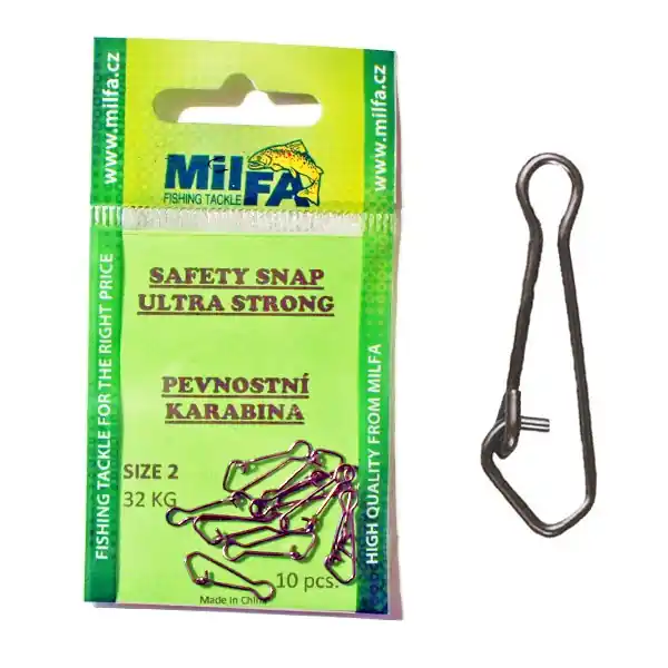 Cenová Bomba MILFA - Pevnostní karabinka Safety Snap Ultra Strong