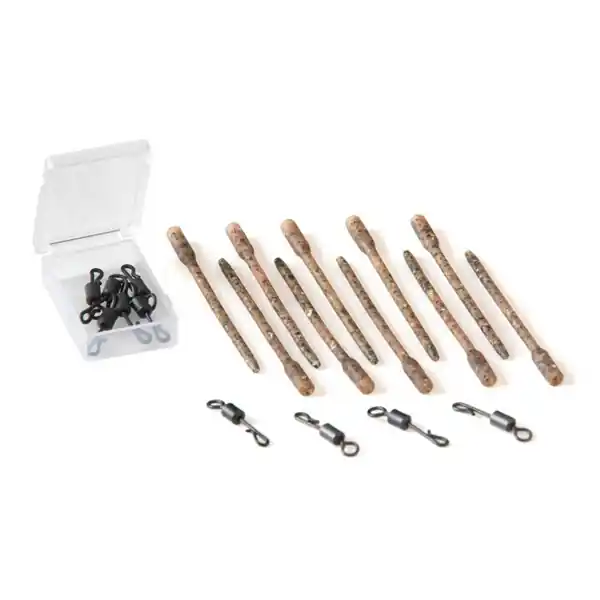EXTRA CARP - Převleky + Obratlíky Anti Tangle 50mm & Quick Change Swivel Víkendová Akce