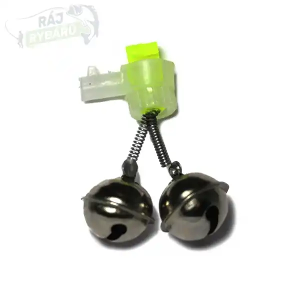 ZFISH - Rolnička dvojitá Double Bell Light Clip 2ks Oblíbený