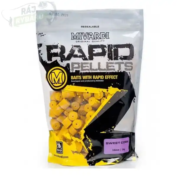 MIVARDI - Kukuřičné pelety Rapid SweetCorn 1kg Bezpečná Platba