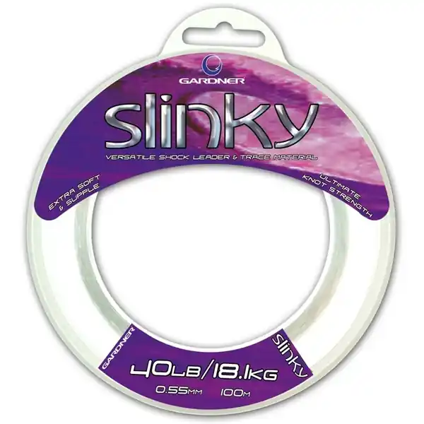 Akce GARDNER - Šokový vlasec Slinky Clear 100m