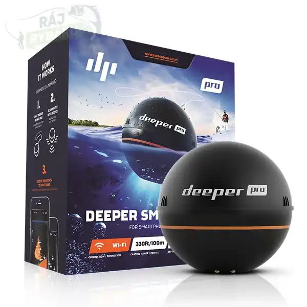 DEEPER - Nahazovací sonar Fishfinder Pro - verze WiFi Autentický