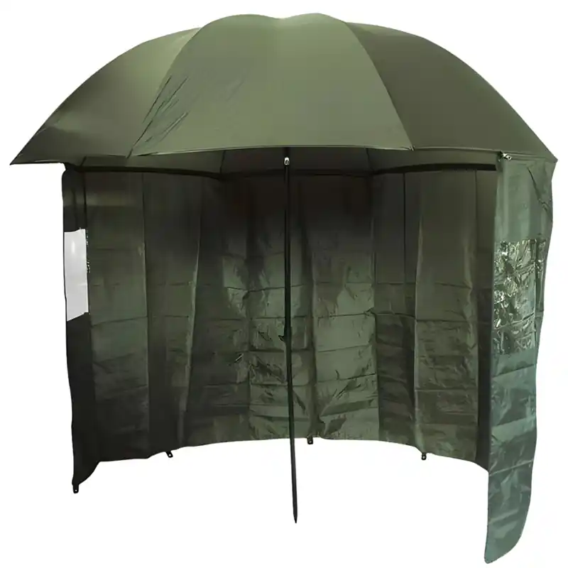 NGT - Deštník s Bočnicí Brolly Side Green 2,2m Omezená Nabídka